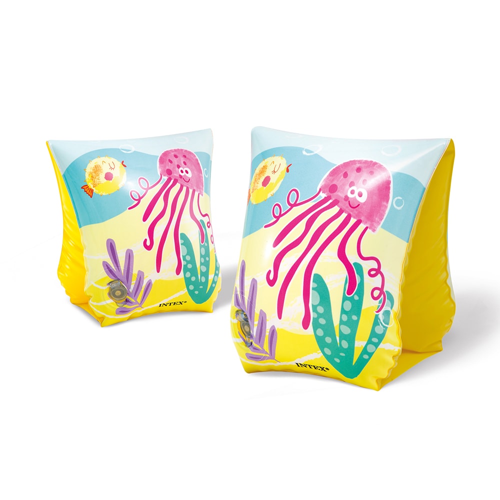 游泳充氣臂圈 (隨機顏色) Tropical Buddies Arm Bands 1pair (Random color)