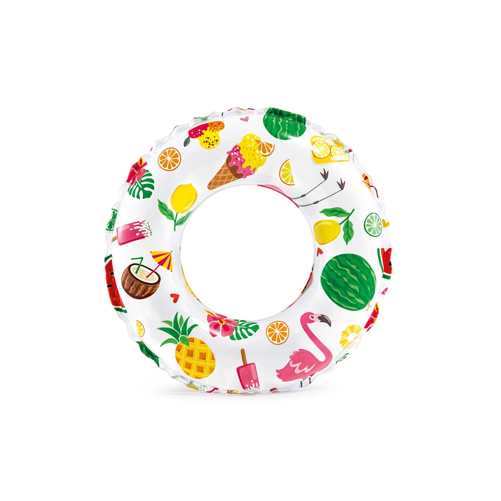 游泳水泡 (隨機顏色) Lively Print Swim Ring (Random color)