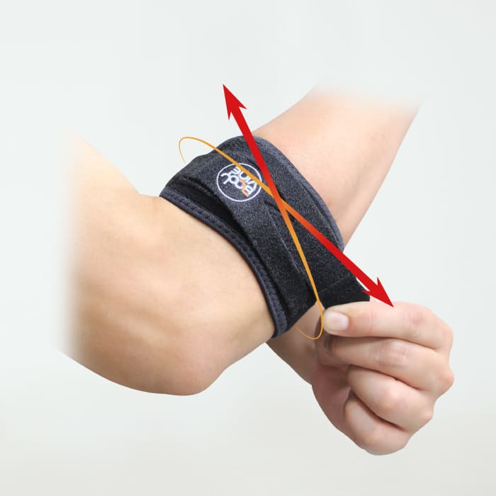 Silprene™ Tennis/Golf Strap Double Support 護肘加壓帶(左右通用) - 1隻