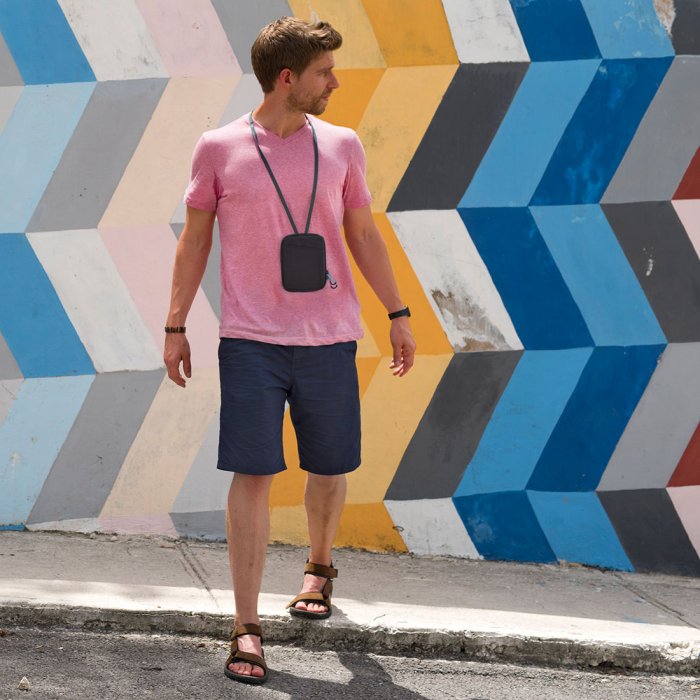 英國防盜錢包 RFID Protected Document Neck Pouch