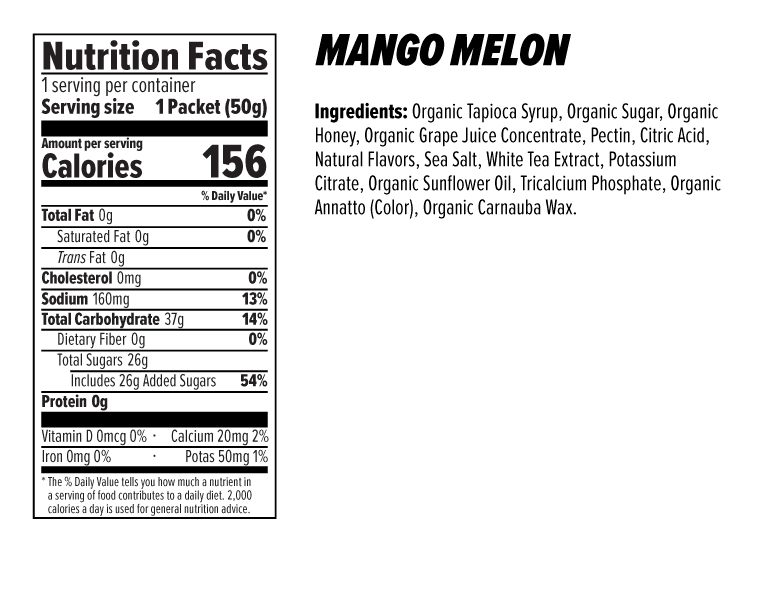 Performance Chews 12 Mango Melon
