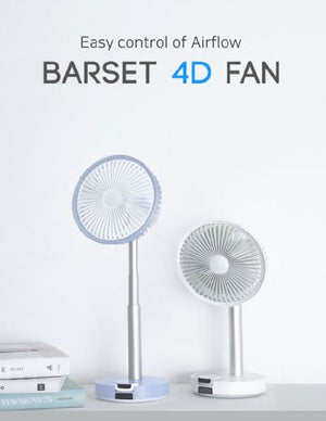 迷你座枱式風扇 Barset 4D - USB 充電