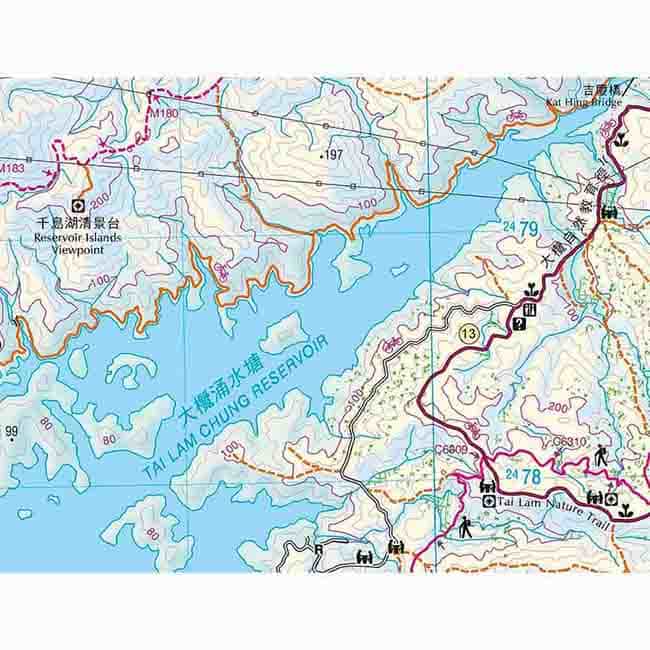 郊區地圖 / 郊遊圖 Countryside Map 1:25,000【必須到店取；Must pick up at our stores】