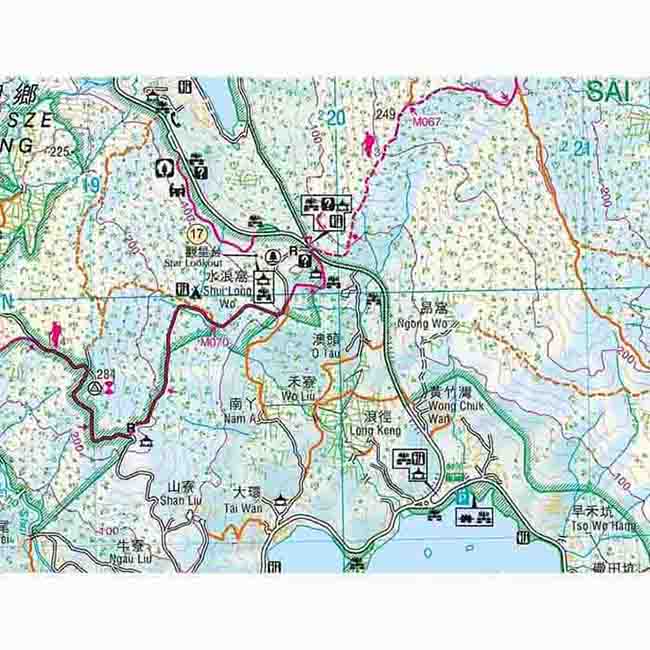 郊區地圖 / 郊遊圖 Countryside Map 1:25,000【必須到店取；Must pick up at our stores】