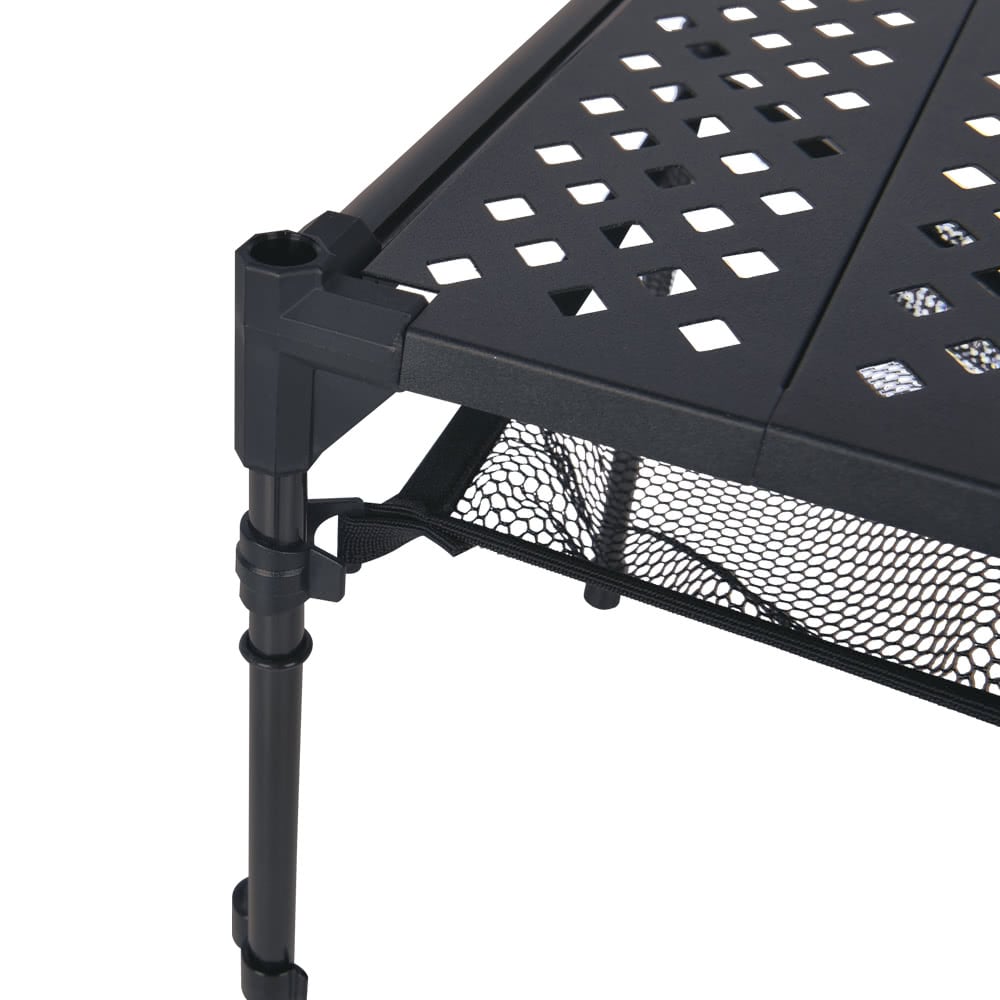 韓國製戶外鋁製摺枱 Cube Backpackers' Table Black