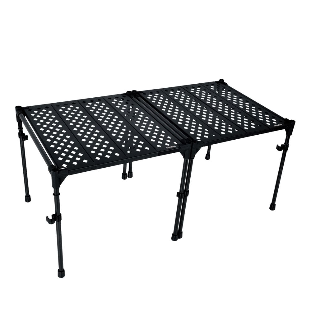 韓國製戶外鋁製摺枱 Cube Backpackers' Table Black