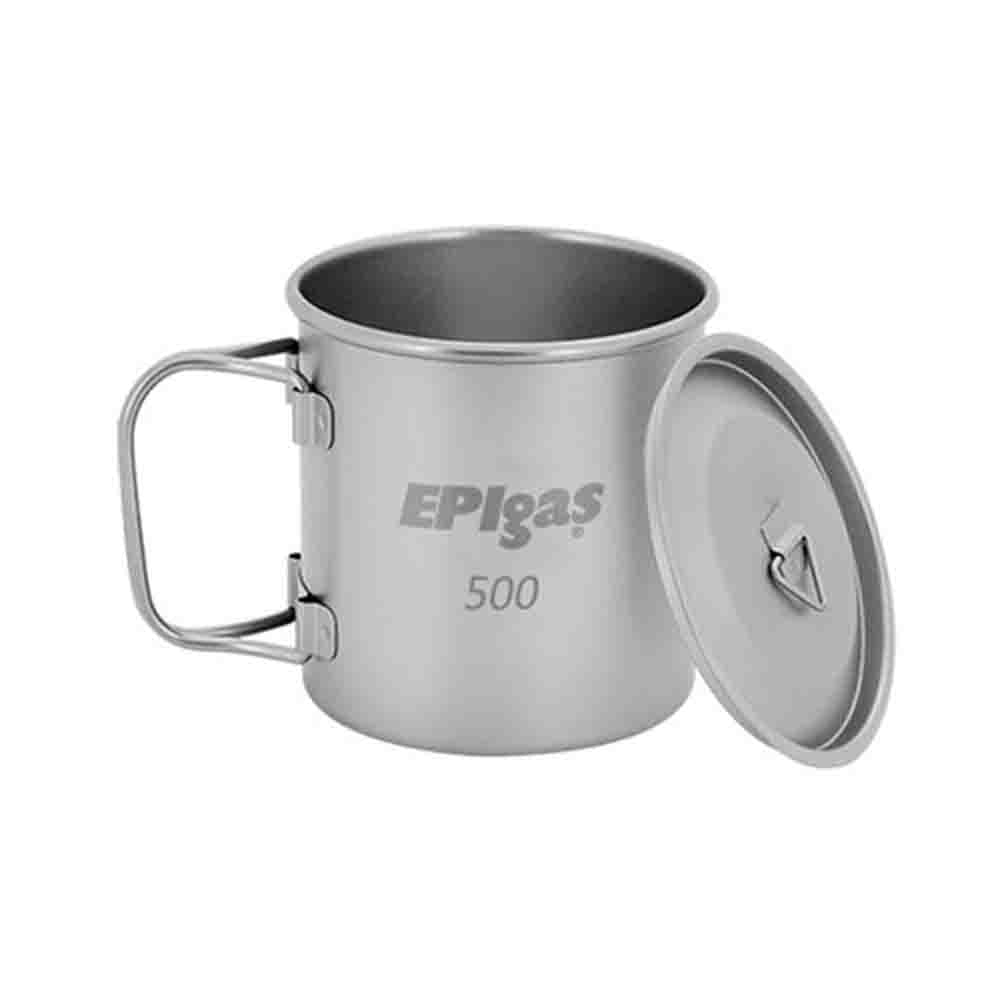 Titanium Mug with Lid 500