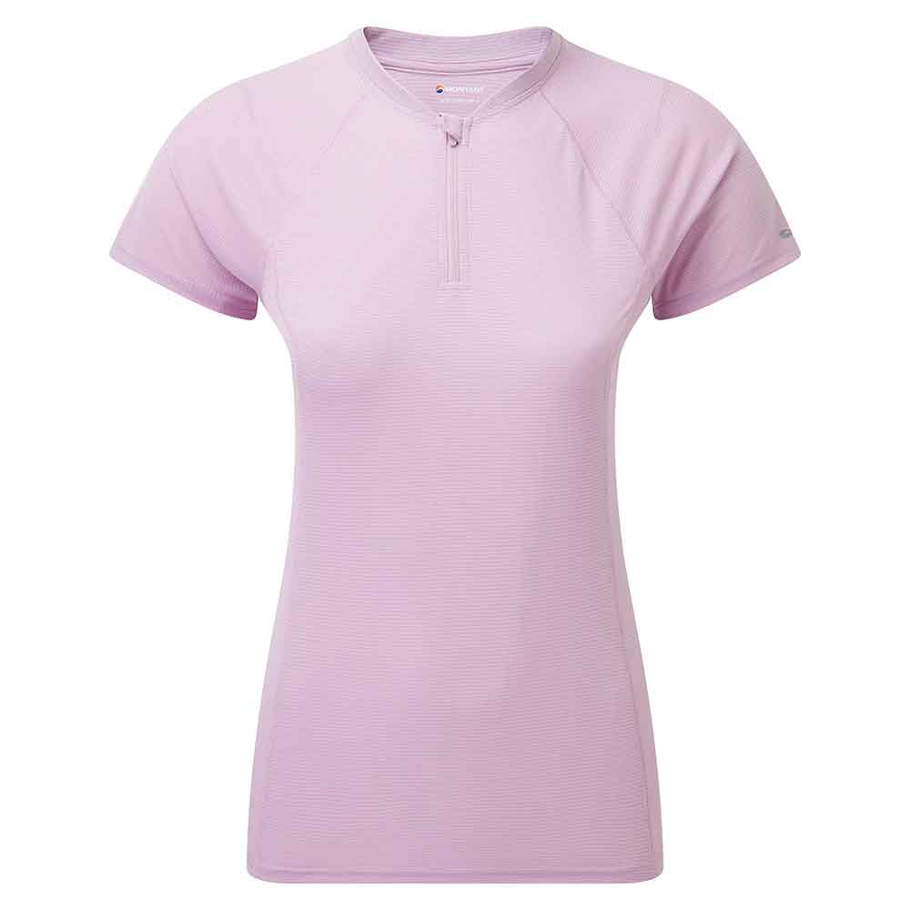 女裝輕量拉鍊排汗T恤 Women Dart Nano Zip T-Shirt