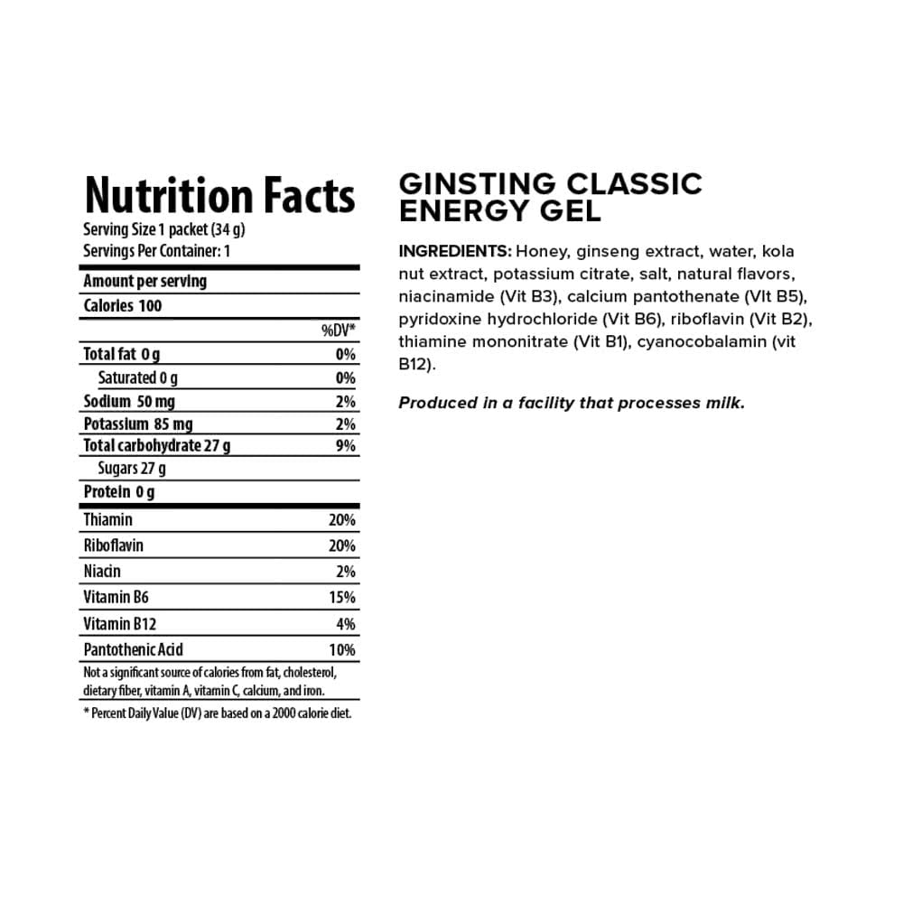 Engery Gel 24 Ginsting Caff.