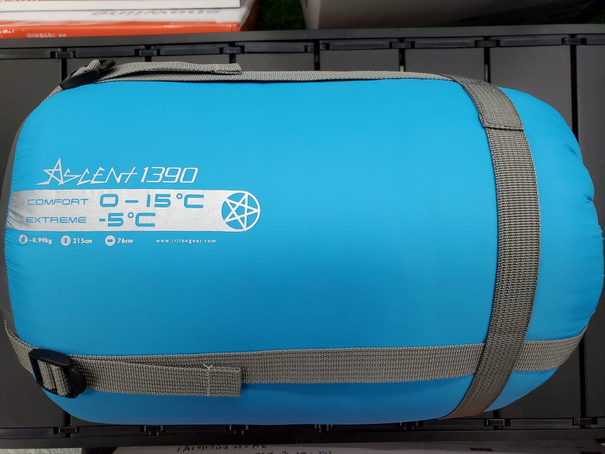 木乃伊形人造纖維睡袋 Ascent 1390
