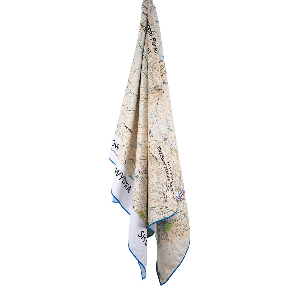 吸水快乾地圖毛巾 SoftFibre Ordnance Survey Travel Towel