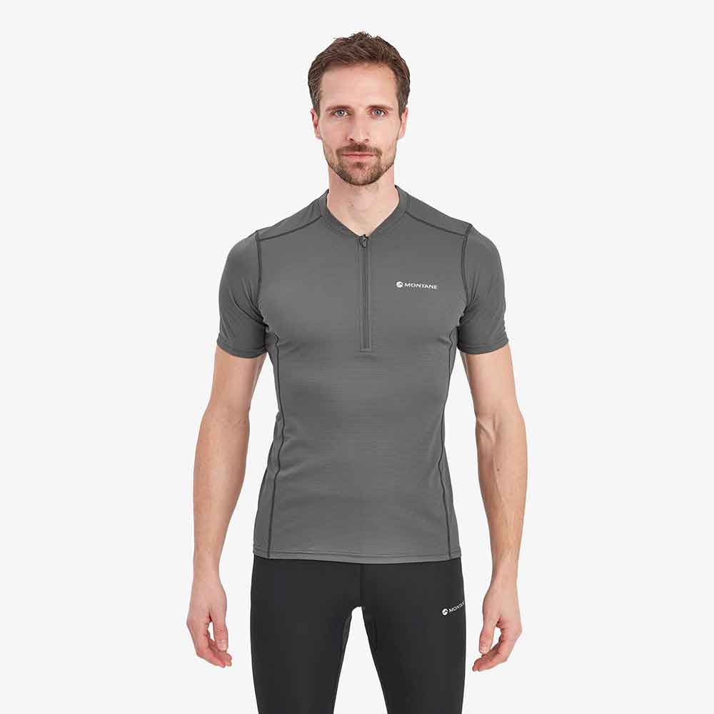 男裝超輕量快乾拉鍊T恤 Men's Dart Nano Zip T-Shirt