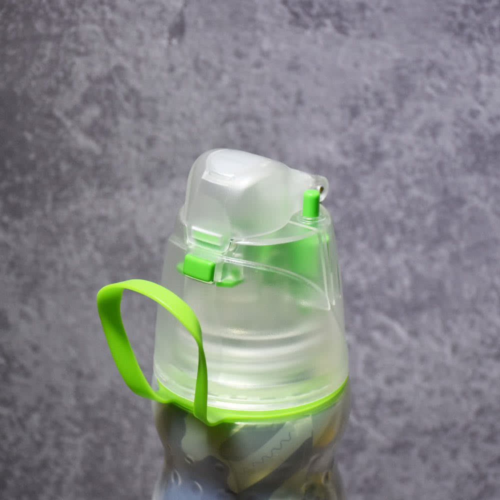 【新蓋設計】有蓋保凍噴霧安全鎖水樽 New Mist Cool Bottle 20oz