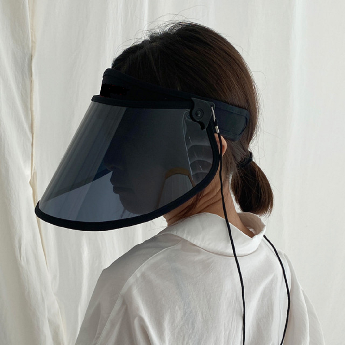 韓國製防飛沫抗UV防曬帽 Wide Sun Visor