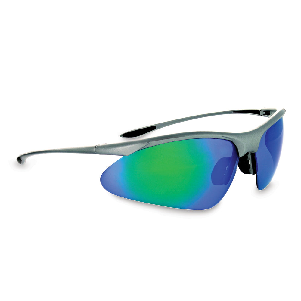 Tightrope Matte Carbon Polarized Brown Lens with Blue Mirror