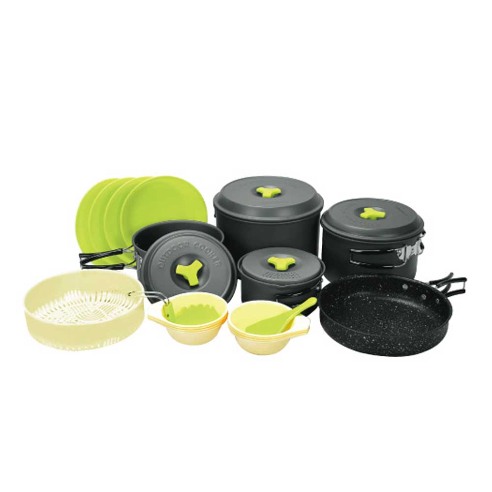 Outdoor Hard Andoizing Cookset 7-8 Assort