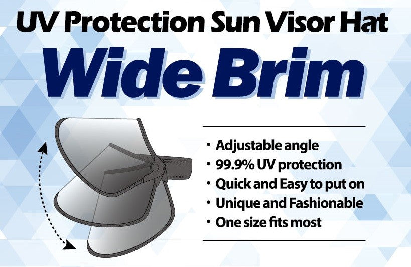 韓國製防飛沫抗UV防曬帽 Wide Sun Visor