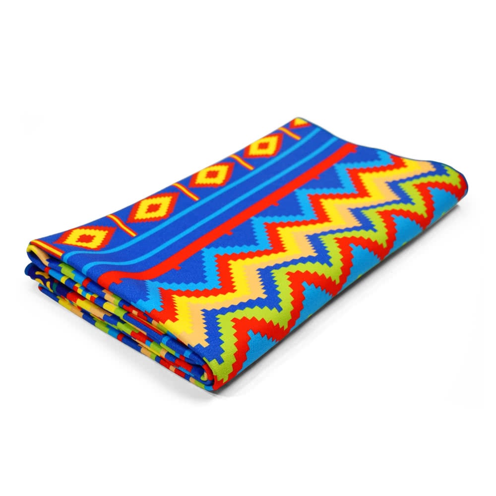 韓國製吸水快乾毛巾 Towel Ethnic Blue