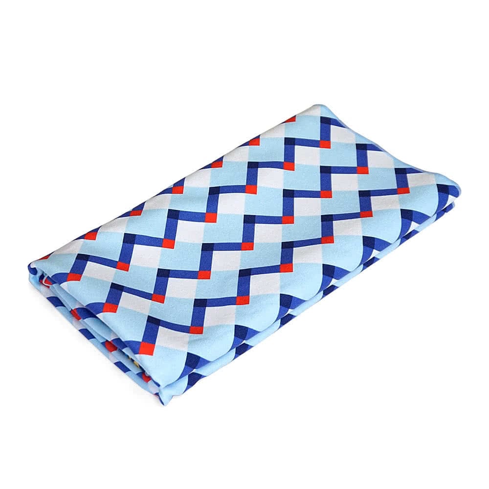 韓國製吸水快乾毛巾 Towel Zigzag Sky