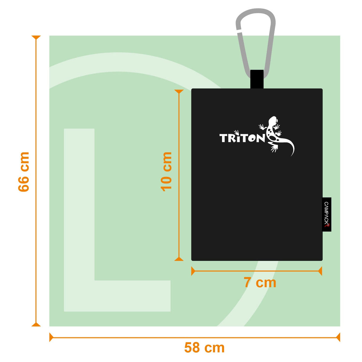 韓國製迷你防菌無縫吸水毛巾 New Compact Towel L