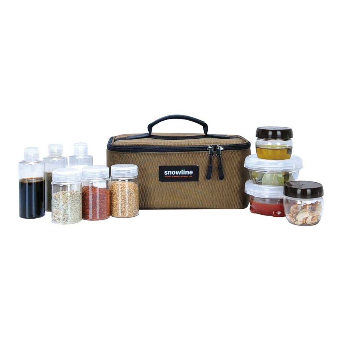 韓國調味料罐套裝 Multi Cruet Pack Gold Brown (10 Spice Case)