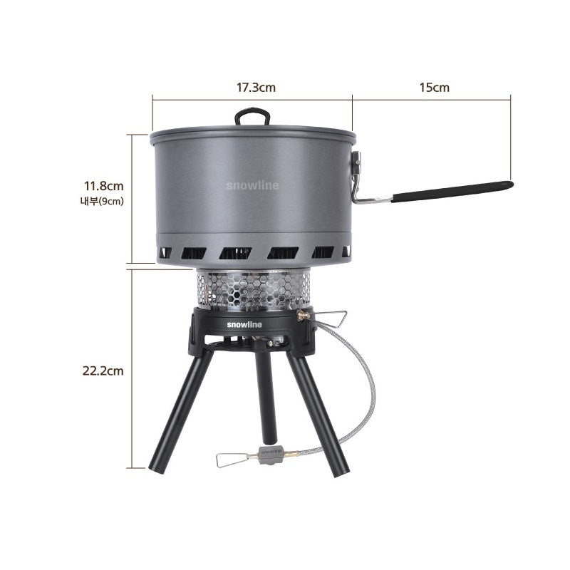 韓國防風高山氣爐 Flare Stove Black