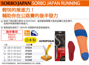日本製鞋墊 JAPAN Running