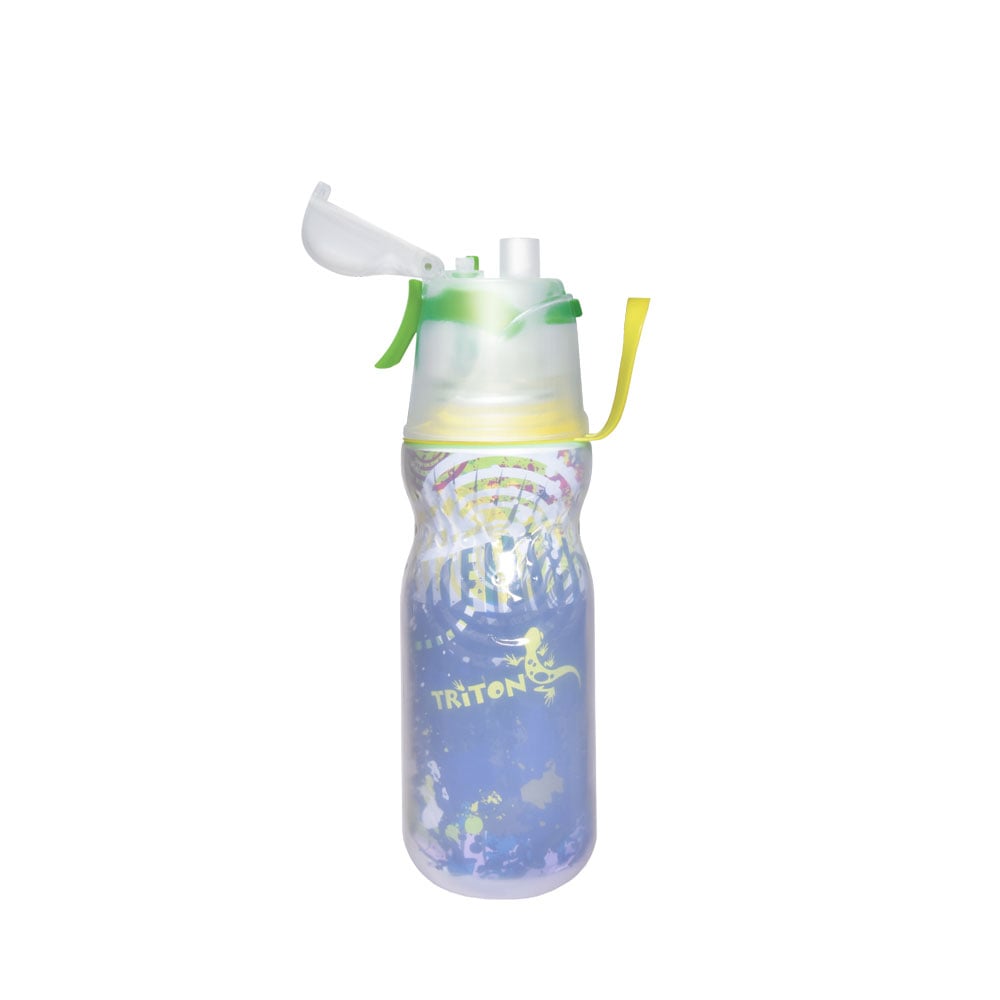 【新蓋設計】有蓋保凍噴霧安全鎖水樽 New Mist Cool Bottle 16oz