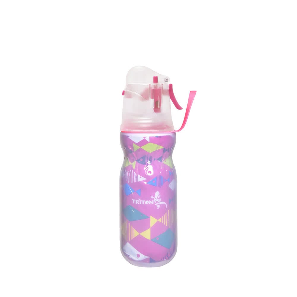 【新蓋設計】有蓋保凍噴霧安全鎖水樽 New Mist Cool Bottle 16oz