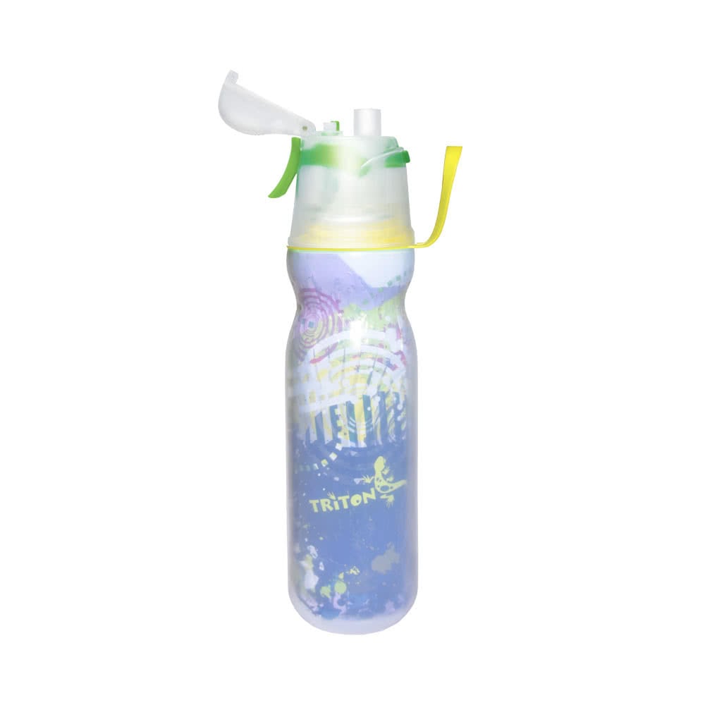 【新蓋設計】有蓋保凍噴霧安全鎖水樽 New Mist Cool Bottle 20oz