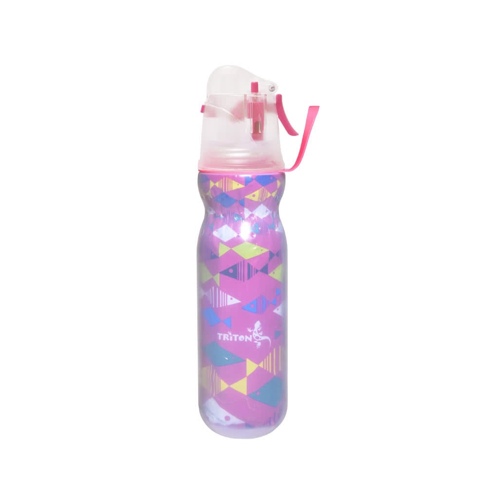 【新蓋設計】有蓋保凍噴霧安全鎖水樽 New Mist Cool Bottle 20oz