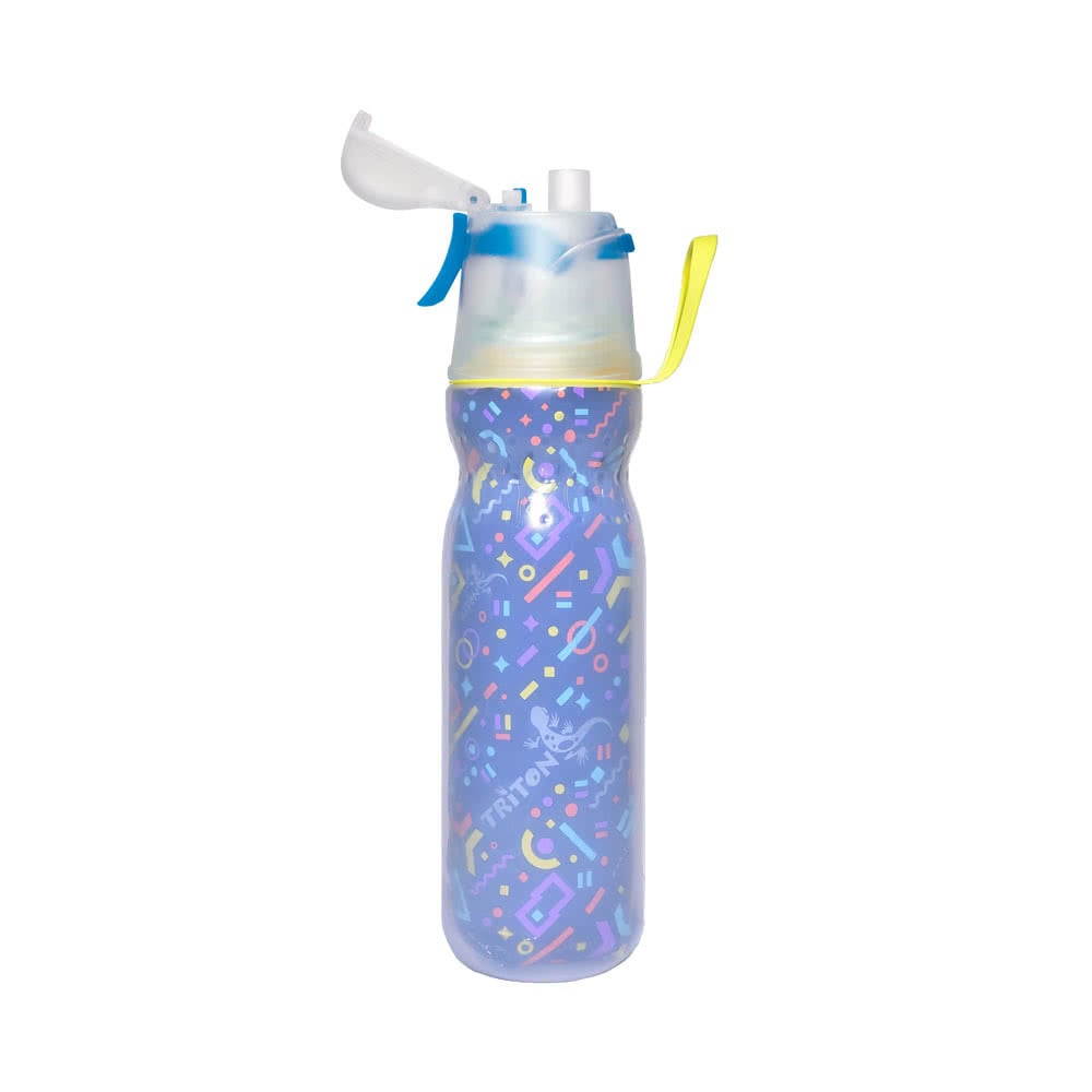 【新蓋設計】有蓋保凍噴霧安全鎖水樽 New Mist Cool Bottle 20oz