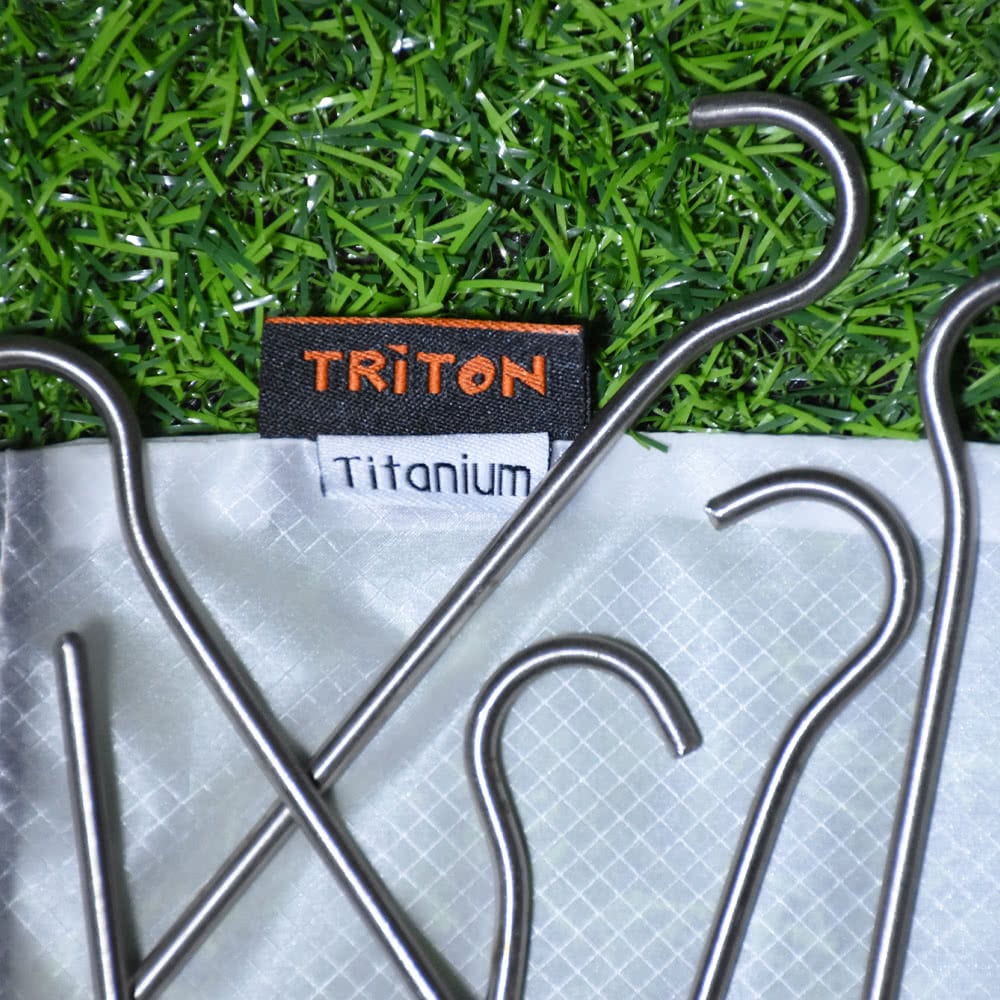 超輕鈦合金營釘 Titanium Hook Tent Stake