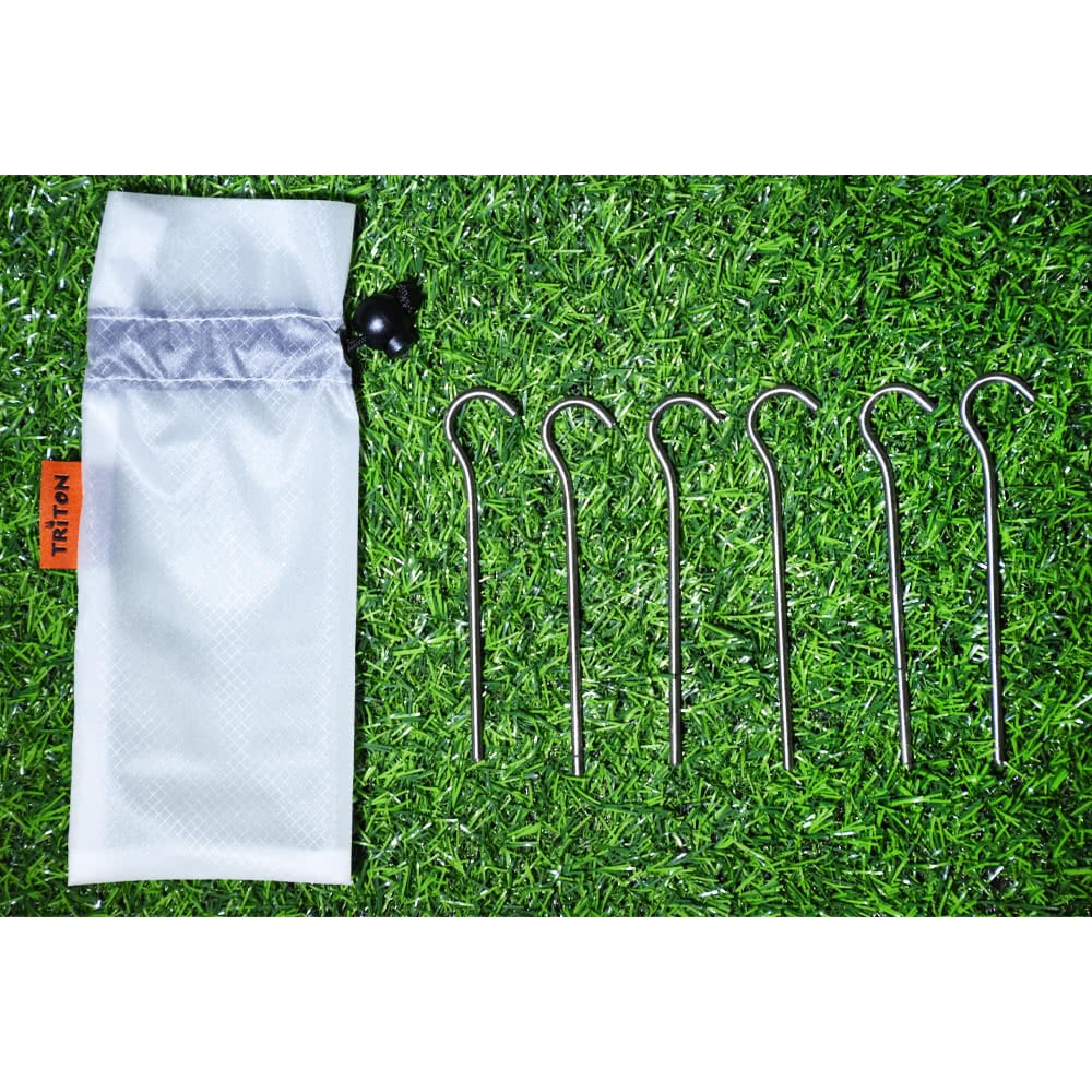 超輕鈦合金營釘 Titanium Hook Tent Stake