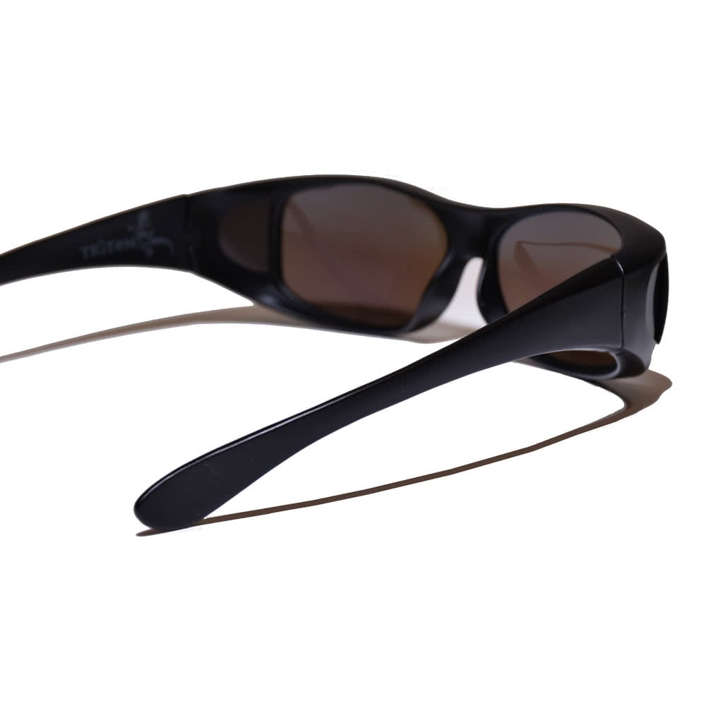 外掛式偏光太陽鏡 SGovers 2362 Polarized Matt Black BW Revo