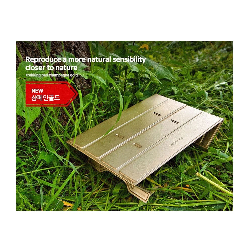 韓國戶外超輕摺疊鋁桌連小砧板 Ultralight Trekking Pad+Cutting Pad