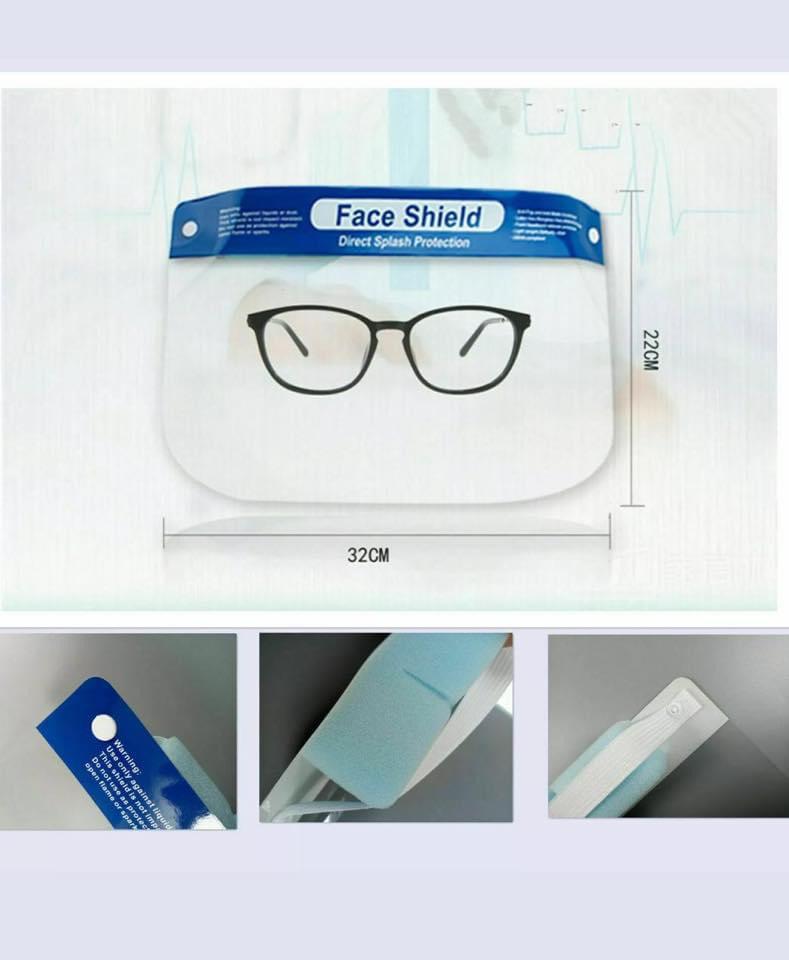 透明膠面罩 Splash Faceshield