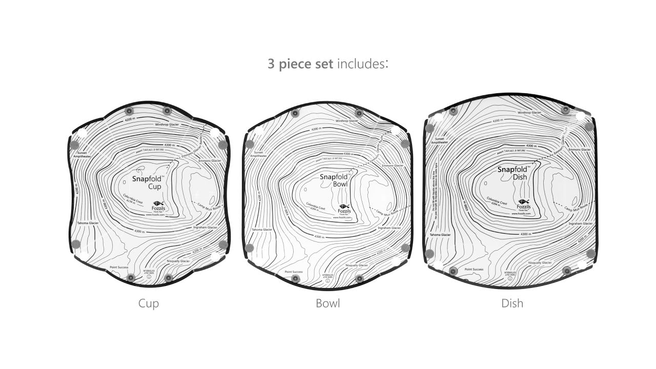 折疊碗杯盤套裝 Snapfold Solo Pack